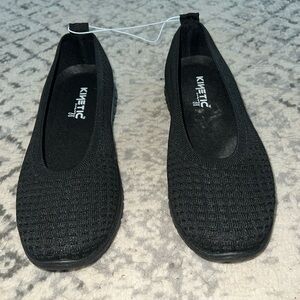 9 Kinetic Energy Black Slip On. New Without Tags